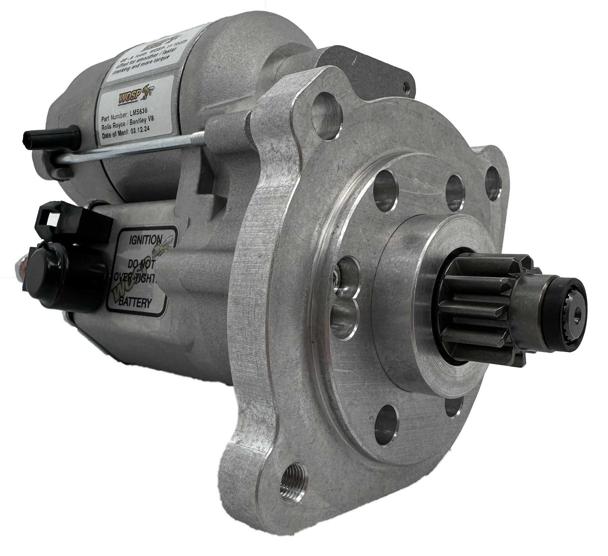 Wosp Bentley / Rolls Royce V8 (3 speed) high torque starter motor (LMS636)