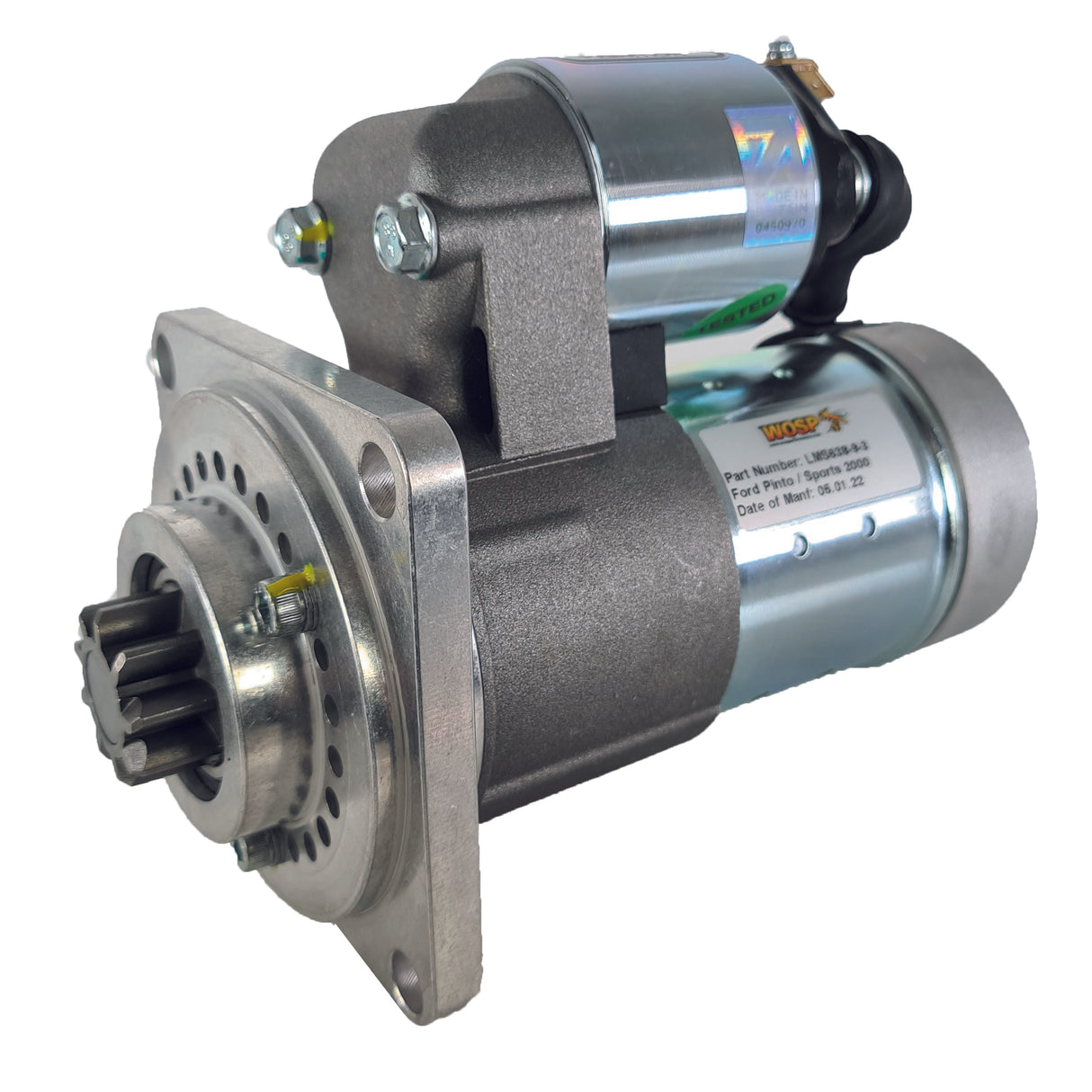 Wosp Ford Pinto engine (110 tooth ring gear) 9 tooth / 3 bolt slimline starter motor (LMS638-9-3)