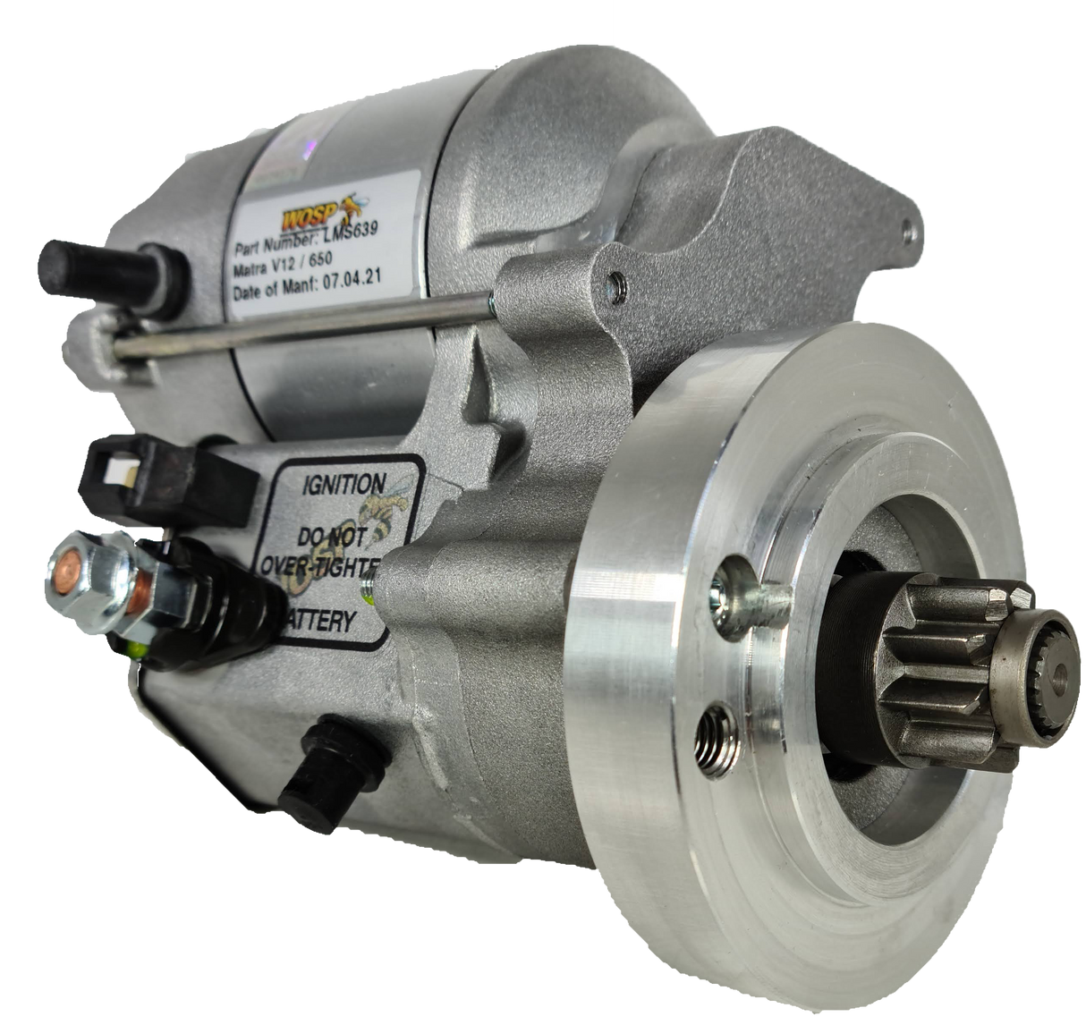 Wosp Matra 650 / V12 F1 high torque starter motor (LMS639)