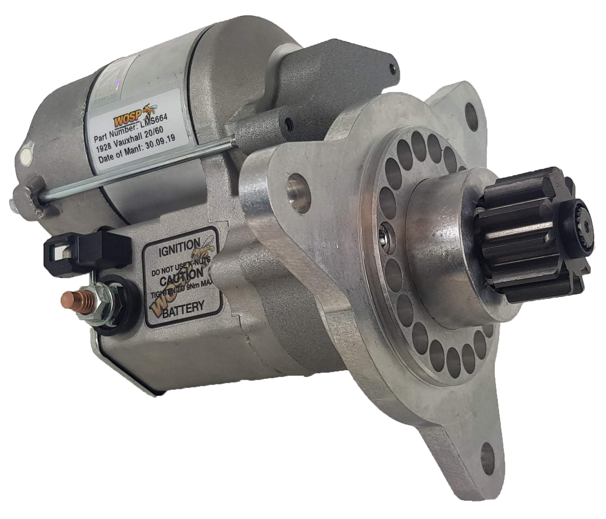 Wosp Vauxhall 20/60 high torque starter motor (LMS664)