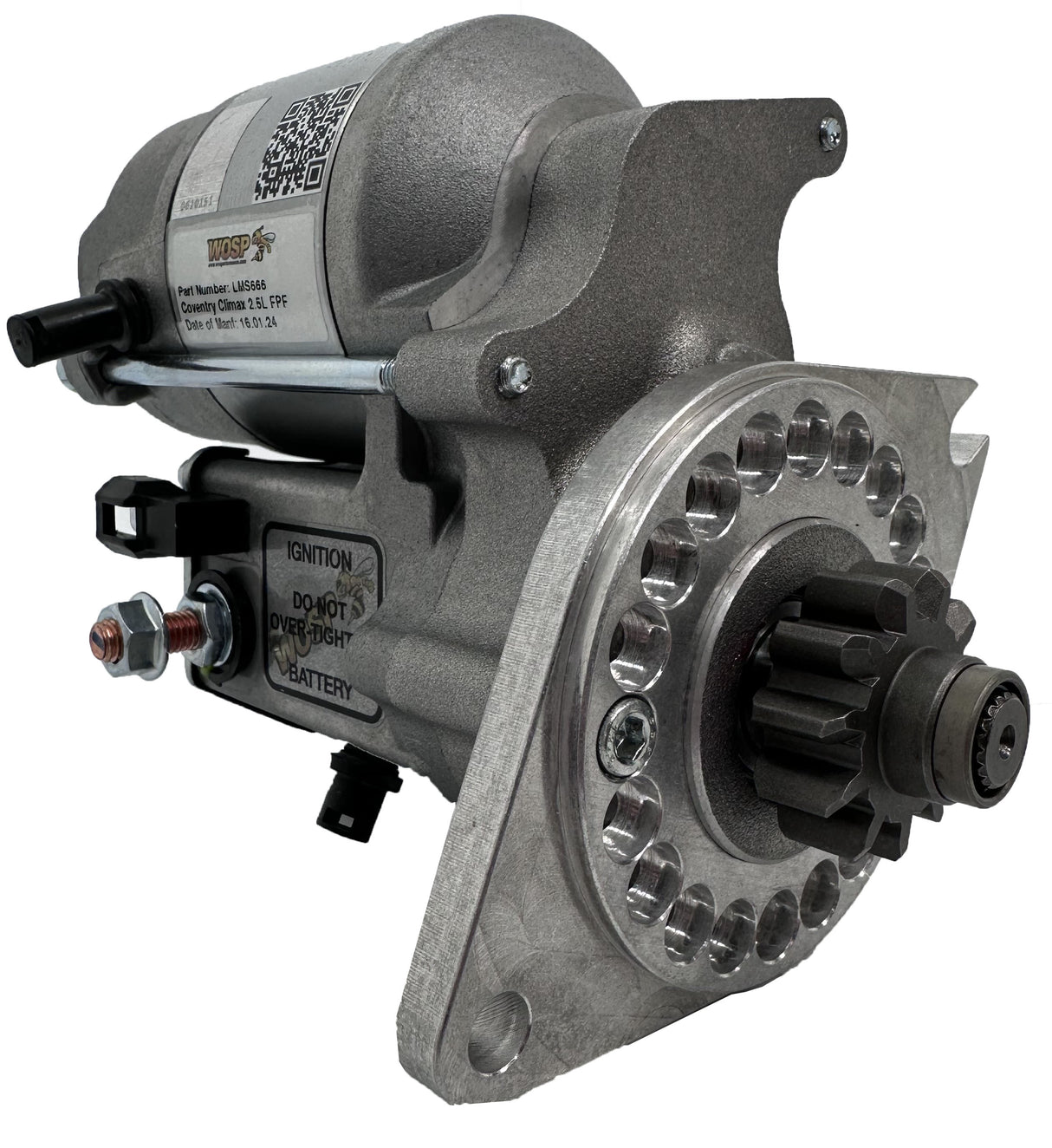 Wosp Coventry Climax FPF 2.5L high torque starter motor (LMS666)