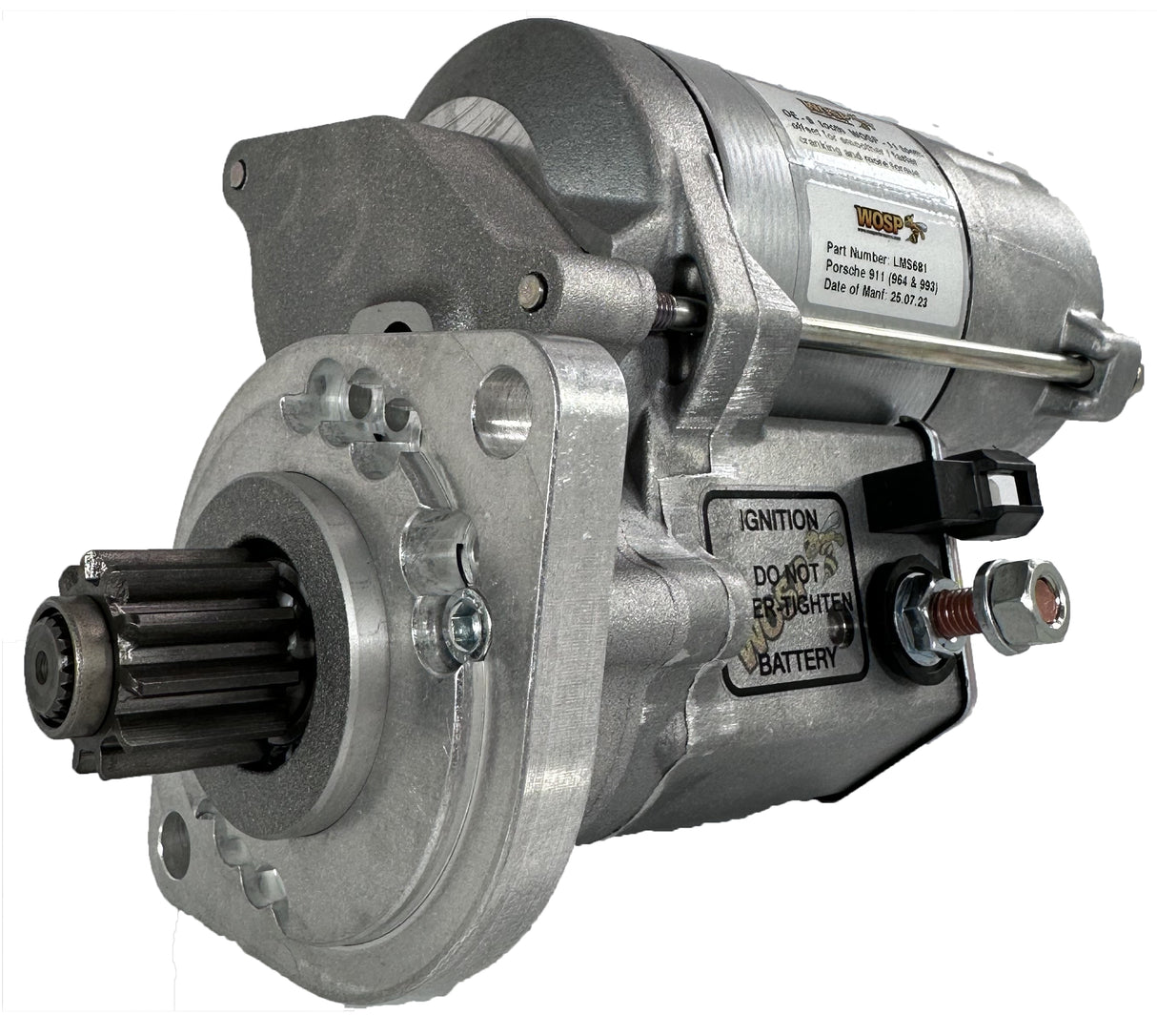 Wosp Porsche 911 (964 & 993 Tiptronic / Auto) super-duty starter motor (LMS681)