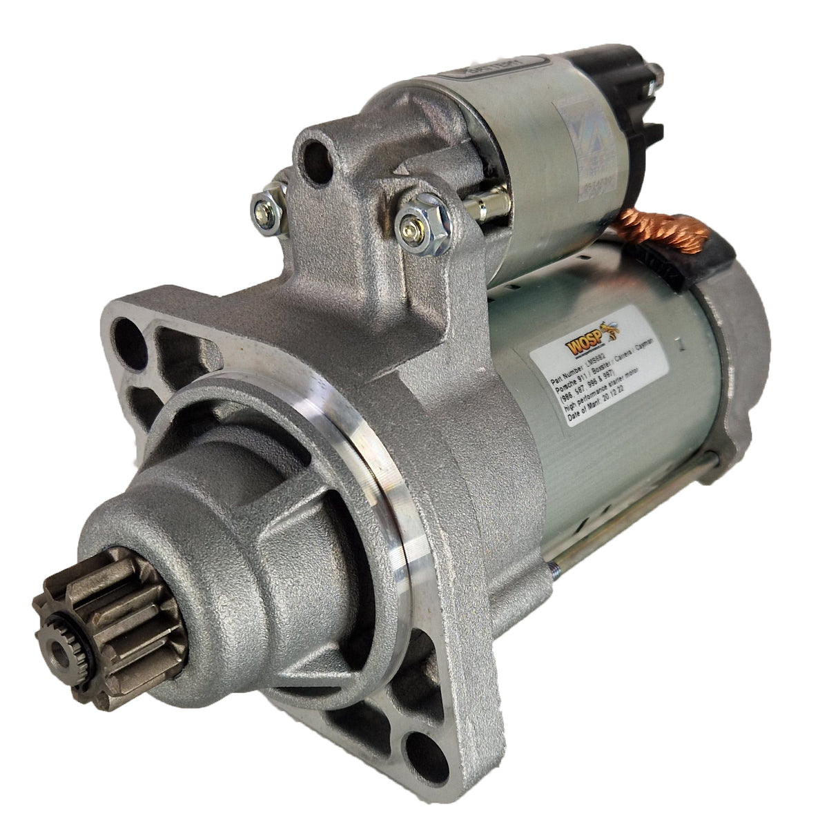 Wosp Porsche 911 / Boxster / Carrera / Cayman (986, 987, 996 & 997) high performance starter motor (LMS682)