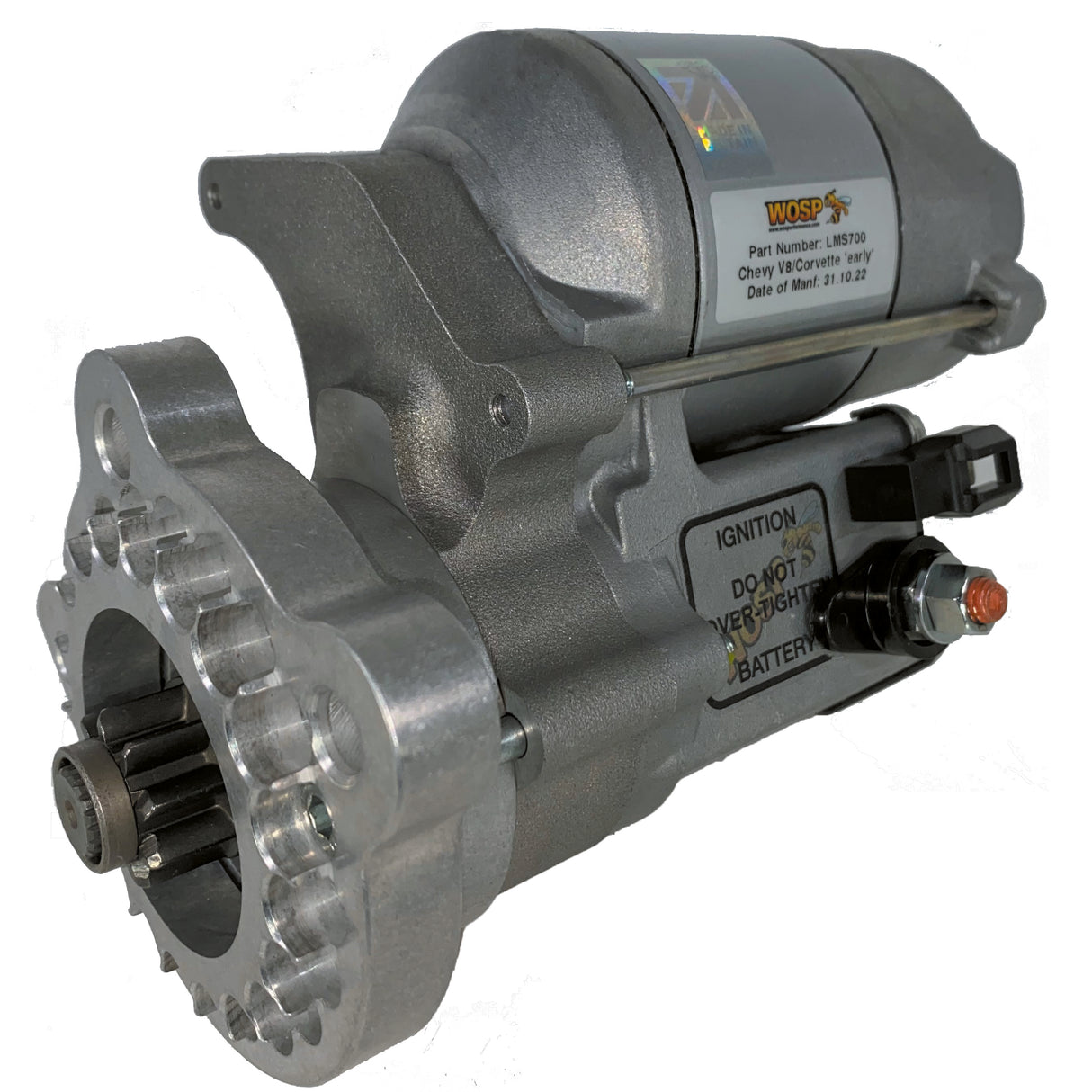 Wosp Chevrolet L6 & V8 'Various' high torque starter motor (LMS700)