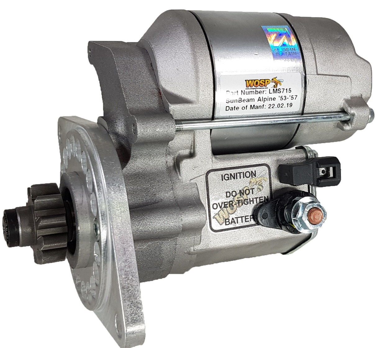 Wosp Sunbeam Alpine Mk1-3 high torque starter motor (LMS715)