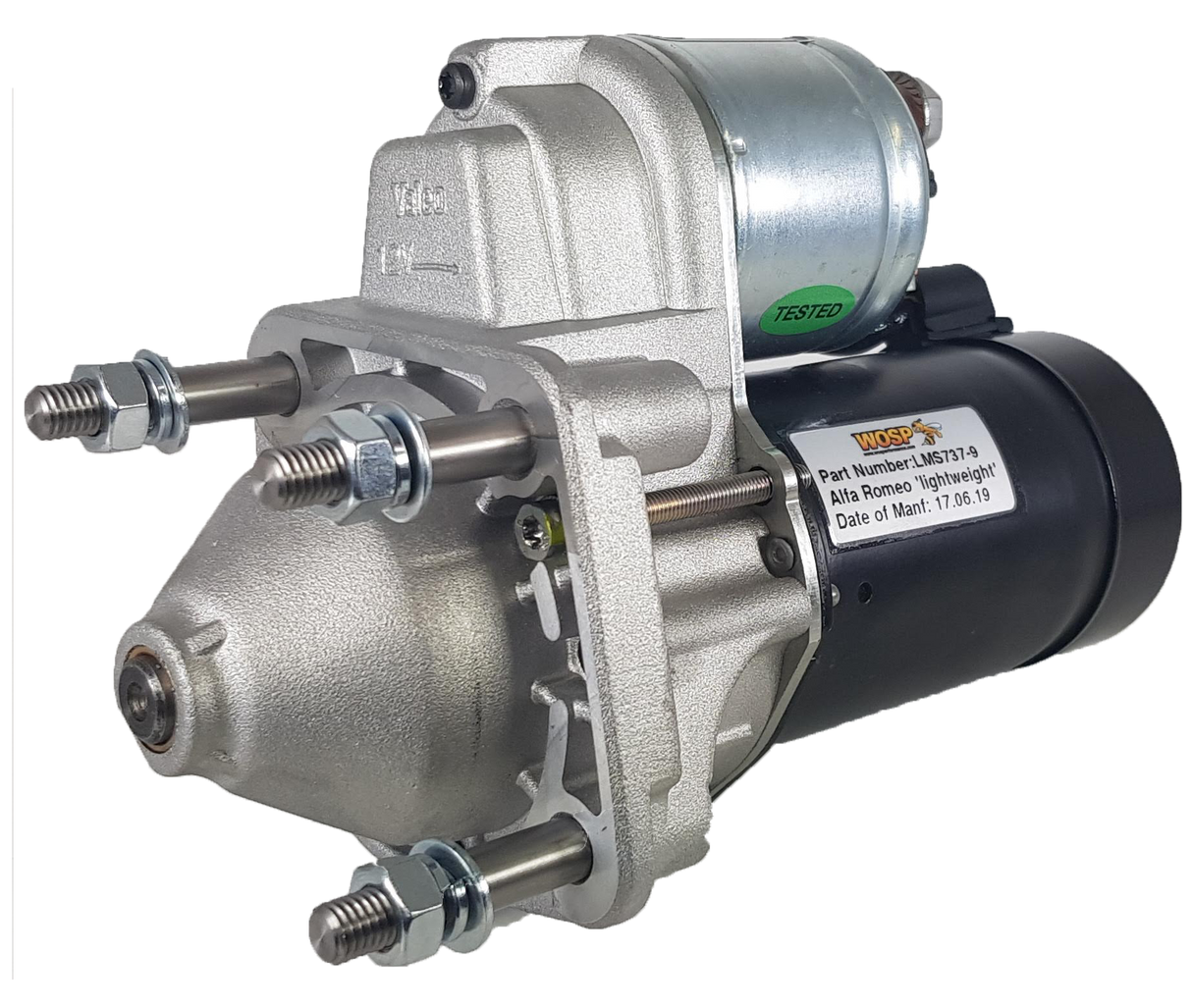 Wosp Alfa Romeo 105 series / twin cam (9 tooth) lightweight starter motor (LMS737-9)