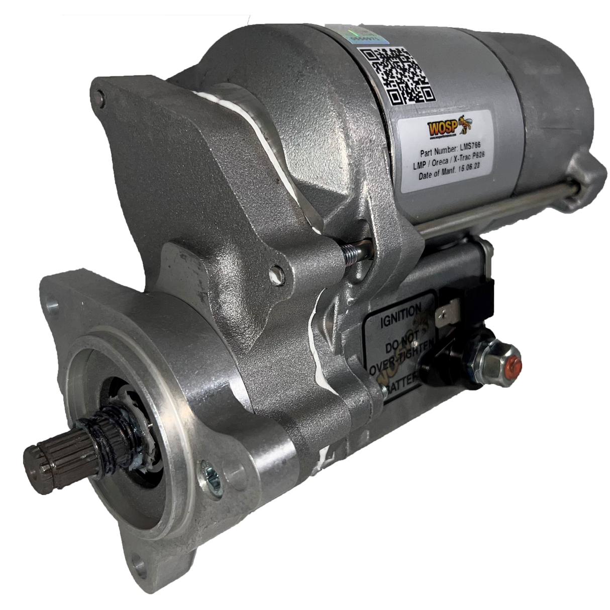 Wosp XTrac P626 transverse LMP transmission high torque starter motor (LMS766)