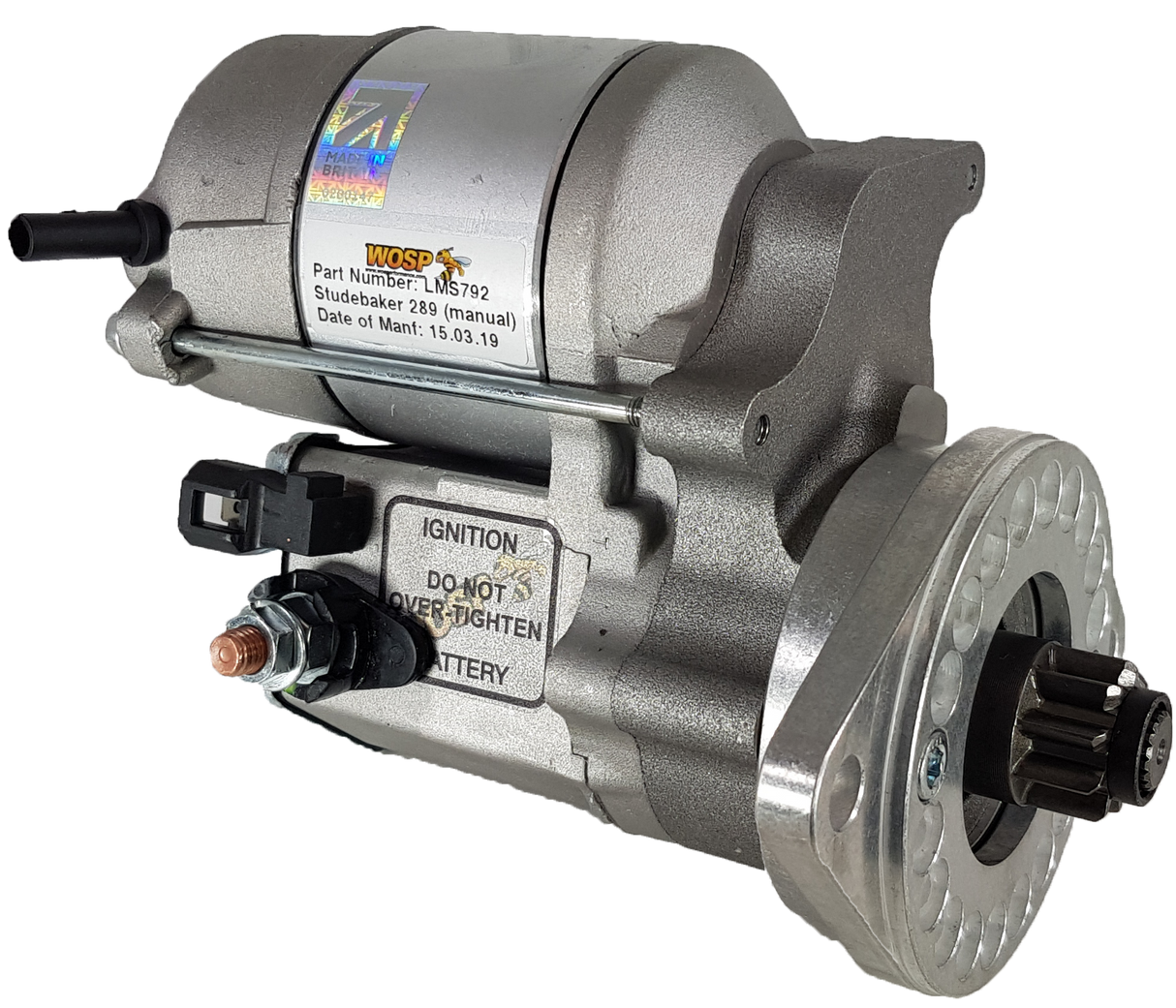 Wosp Studebaker 289 (manual) high torque starter motor (LMS792)