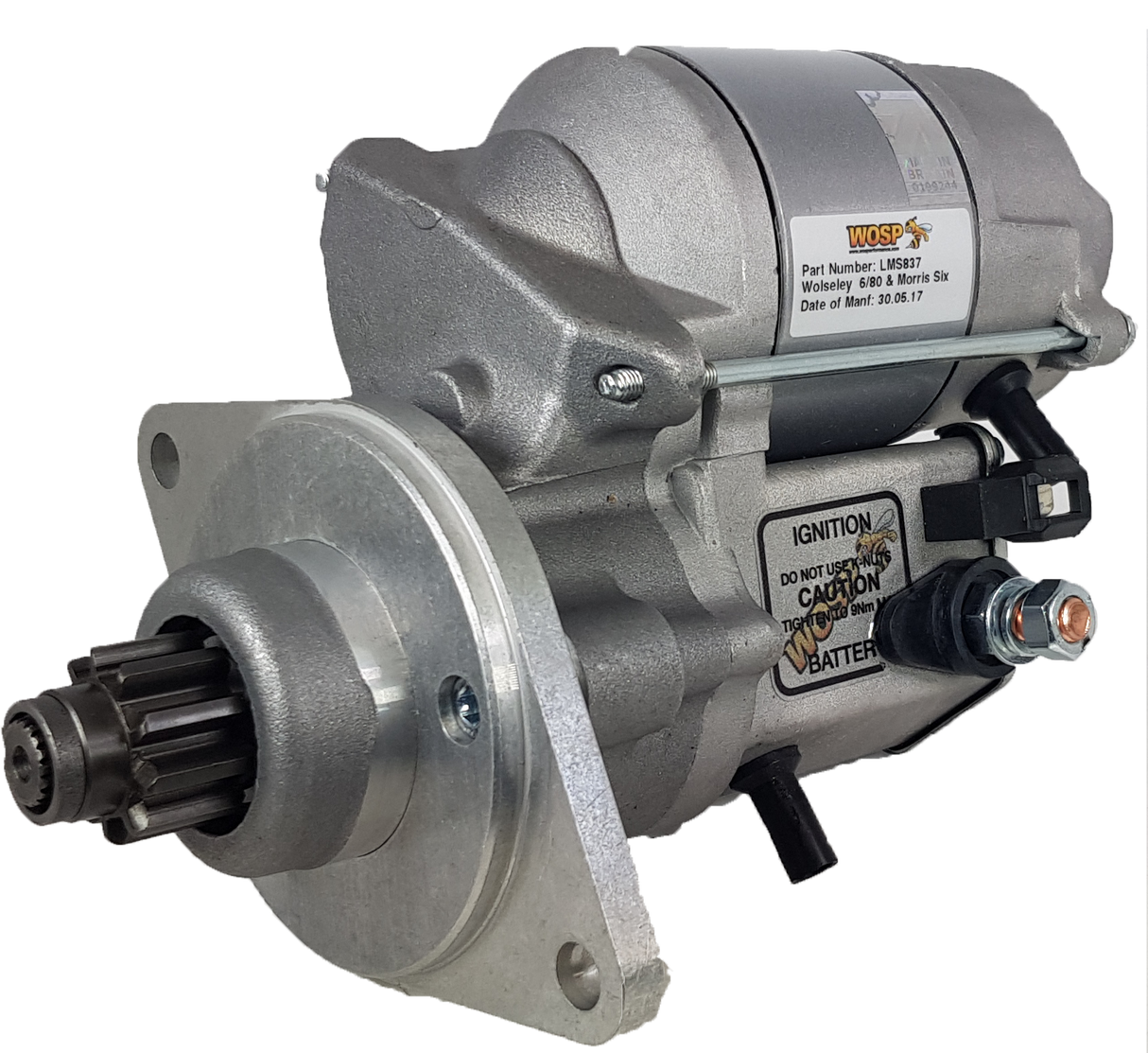Wosp Morris Six / Wolsely 6/80 high torque starter motor (LMS837)