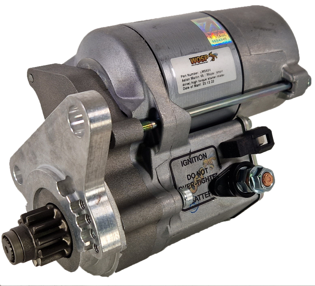 Wosp Aston Martin / Chrysler / Hemi / Mopar V8 (short drive) high torque starter motor (LMS924)