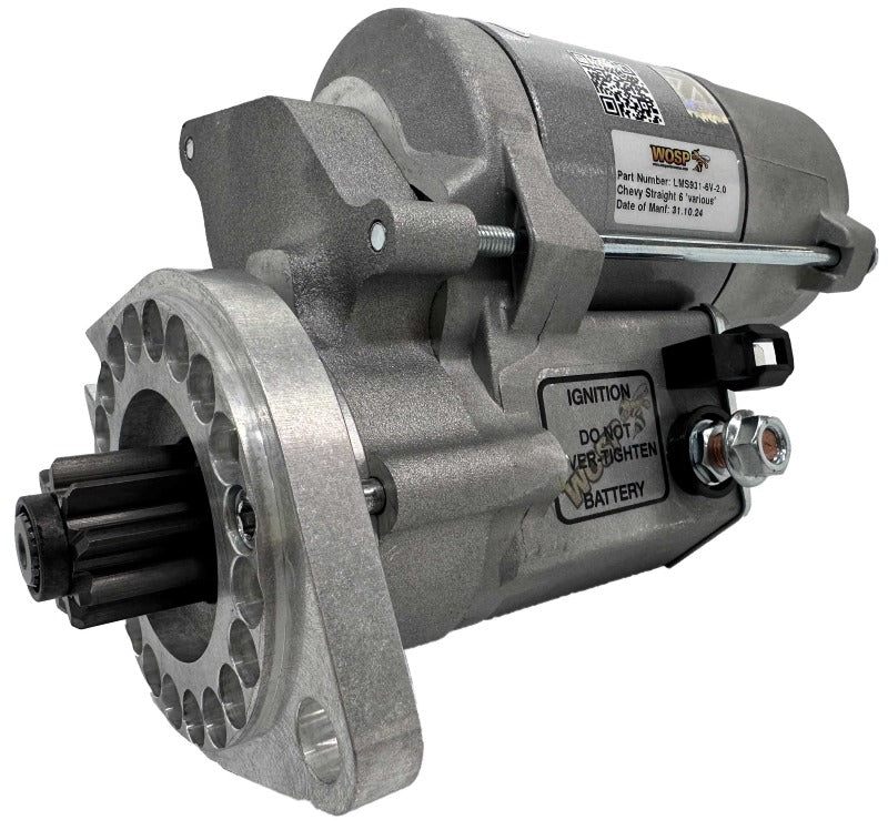 Wosp Chevrolet straight 6 'various' (139 tooth ring gear) high torque starter motor (6 Volt) (LMS931-6V-2.0)