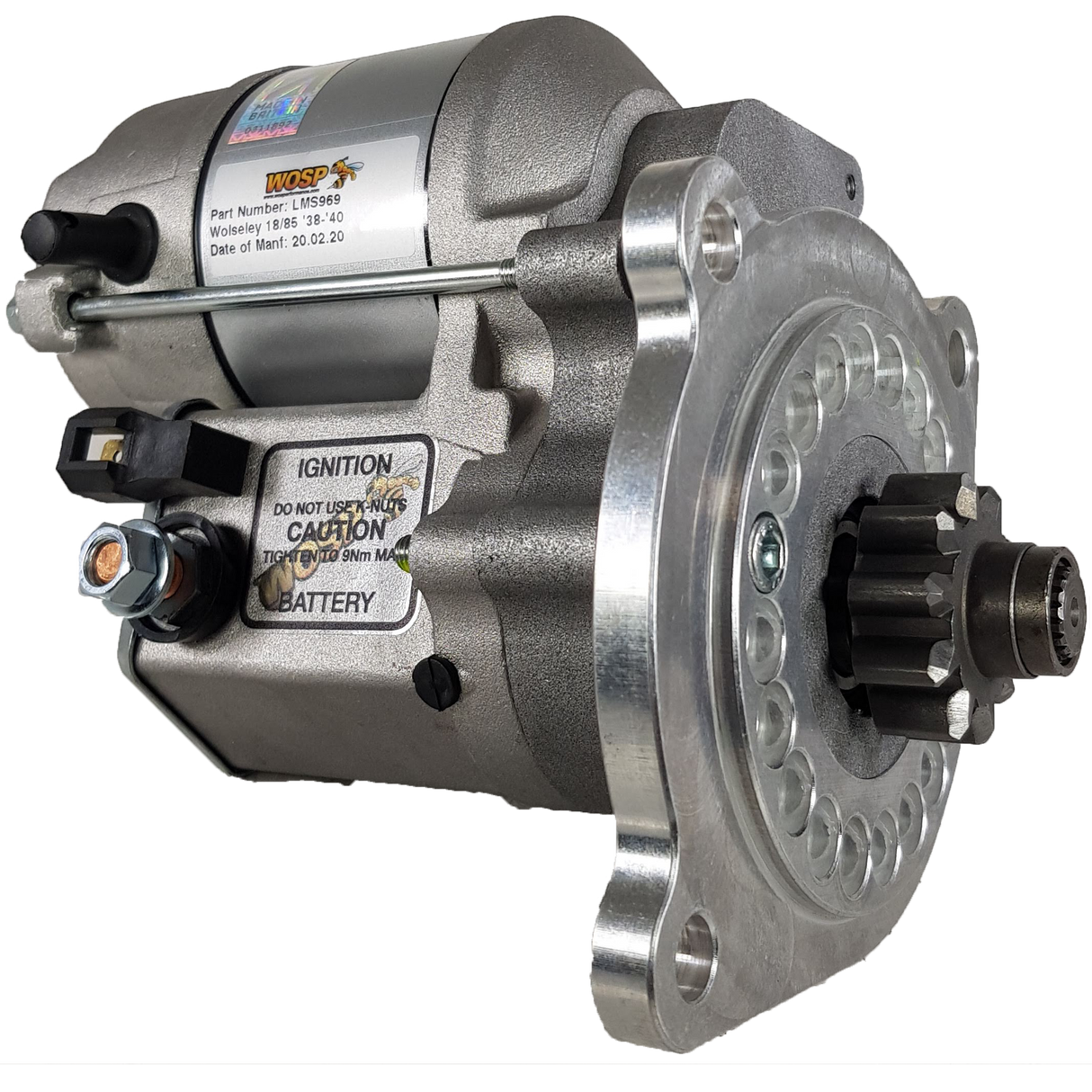 Wosp Wolseley 18/85 high torque starter motor (LMS969)