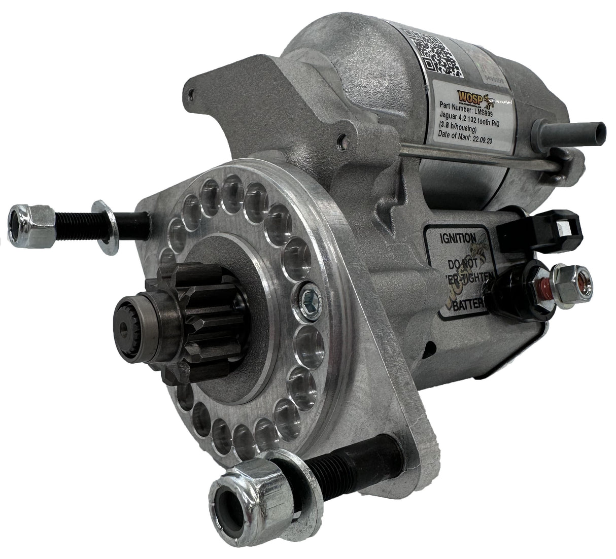 Wosp Jaguar 4.2 engine / 3.8 bell housing (132 tooth ring gear) high torque starter motor (LMS999)