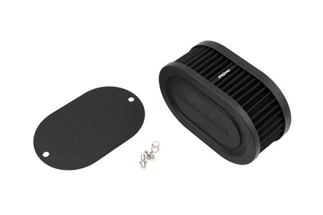 Ramair Pleated Carb Intake Air Filter MultiFit Blank Plate 65mm Int Height