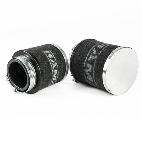 Ramair Chrome Cap Motorcycle Pod Foam Air Filter 34mm