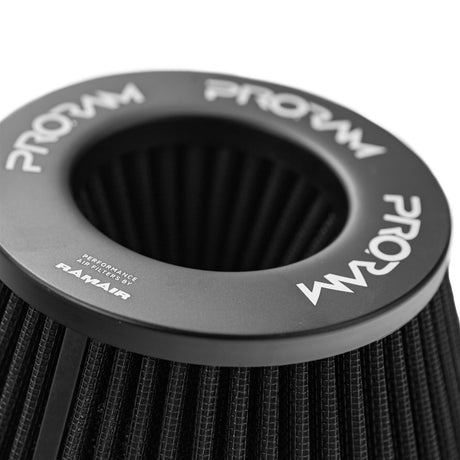 Ramair Ramair Pleated 90mm (3.5inch) ID Neck Medium Cone Air Filter with Velocity Stack and Coupling