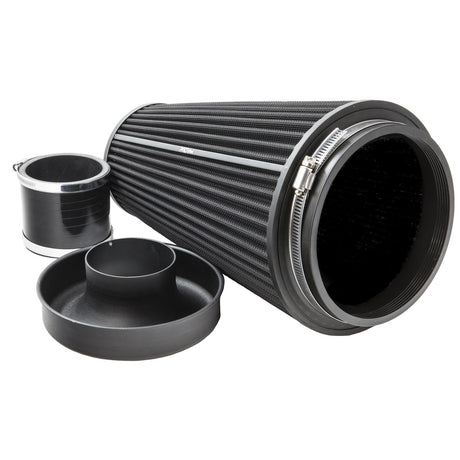 Ramair Ramair Pleated 76mm (3inch) ID Neck XLarge Cone Air Filter with Velocity Stack and Coupling