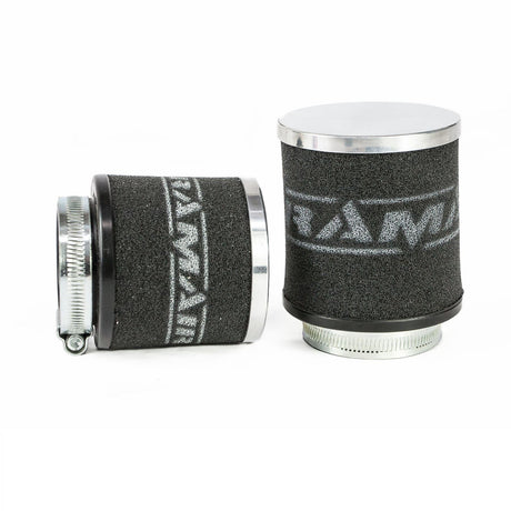 Ramair Chrome Cap Motorcycle Pod Foam Air Filter 40mm