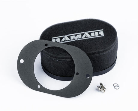 Ramair Carburettor Foam Air Filter with Baseplate to fit Weber 23/32 TLD - 65mm Internal Height