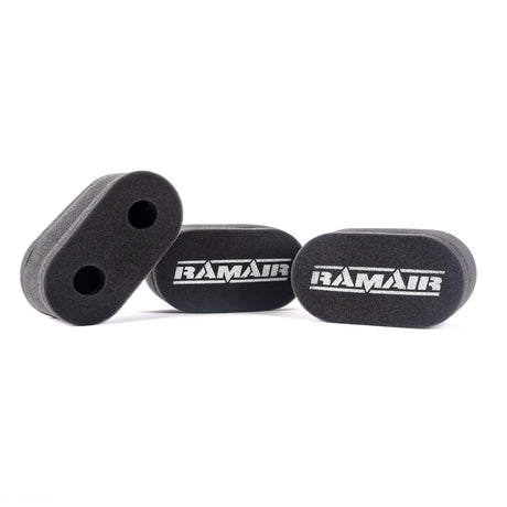 Ramair Carb Sock Foam Air Filters Caged 3x 75mm - Short