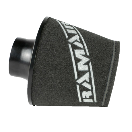 Ramair Ramair Large Foam Filter Aluminium Base 90mm (3.5inch) OD Black