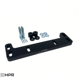 BMW E34 transmission crossmember with bolts and hardware included in the kit.