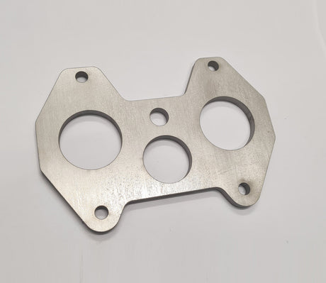 Walton Motorsport 304 Stainless Steel Head Flange (Ports for Stubs) - Mazda 13B - Fibre Laser Cut