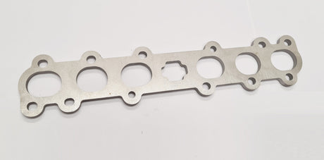 Walton Motorsport 304 Stainless Steel Head Flange (Ports for Stubs) - Toyota 1JZ - Fibre Laser Cut