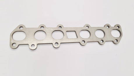 Walton Motorsport 304 Stainless Steel Head Flange (Ports for Stubs) - Toyota 2JZ GTE - Fibre Laser Cut