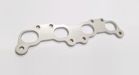 Walton Motorsport 304 Stainless Steel Head Flange (Ports for Stubs) - Nissan CA18 - Fibre Laser Cut