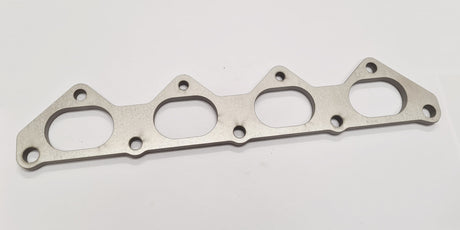 Walton Motorsport 304 Stainless Steel Head Flange (Ports for Stubs) - Mitsubishi 4G63 (EVO 49) - Fibre Laser Cut