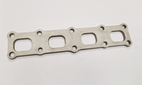 Walton Motorsport 304 Stainless Steel Head Flange (Ports for Stubs) - Mitsubishi 4B11 (EVO X) - Fibre Laser Cut