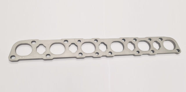 Walton Motorsport 304 Stainless Steel Head Flange (Ports for Stubs) - Nissan RB20/25/26 - Fibre Laser Cut