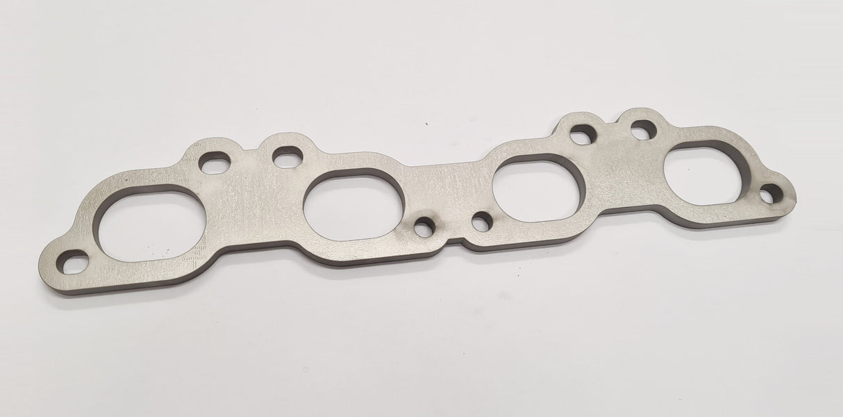 Walton Motorsport 304 Stainless Steel Head Flange (Ports for Stubs) - Nissan SR20 - Fibre Laser Cut