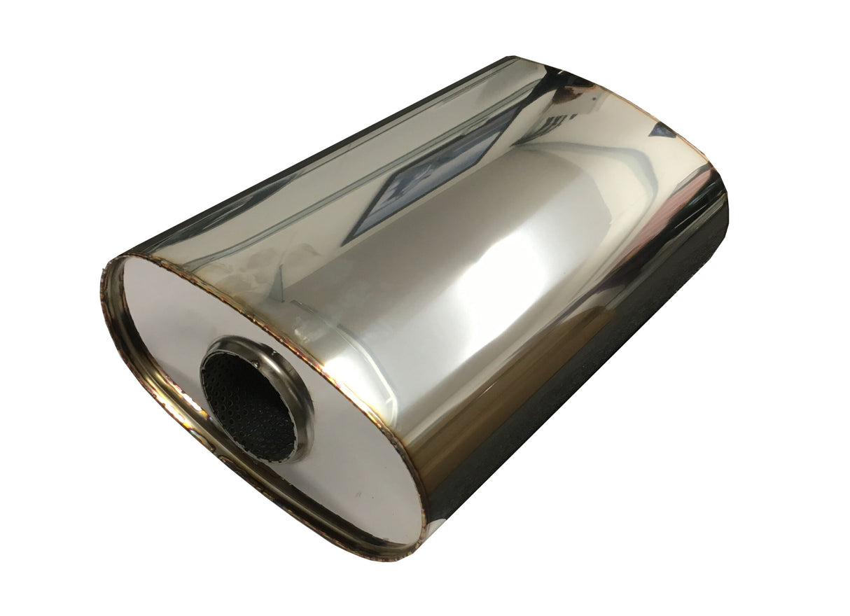 304 Stainless Steel 10x5" Oval Silencer