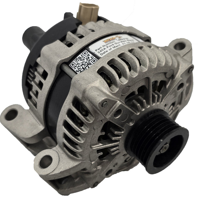 Wosp Ford Duratec 'Various' Exhaust Side 240A ECU Governed Alternator (LMA316-PWM)