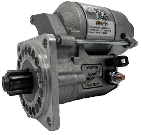 Wosp Ford Pinto engine (110 tooth ring gear) 10 tooth / 3 bolt high torque starter motor (LMS043-10-3)