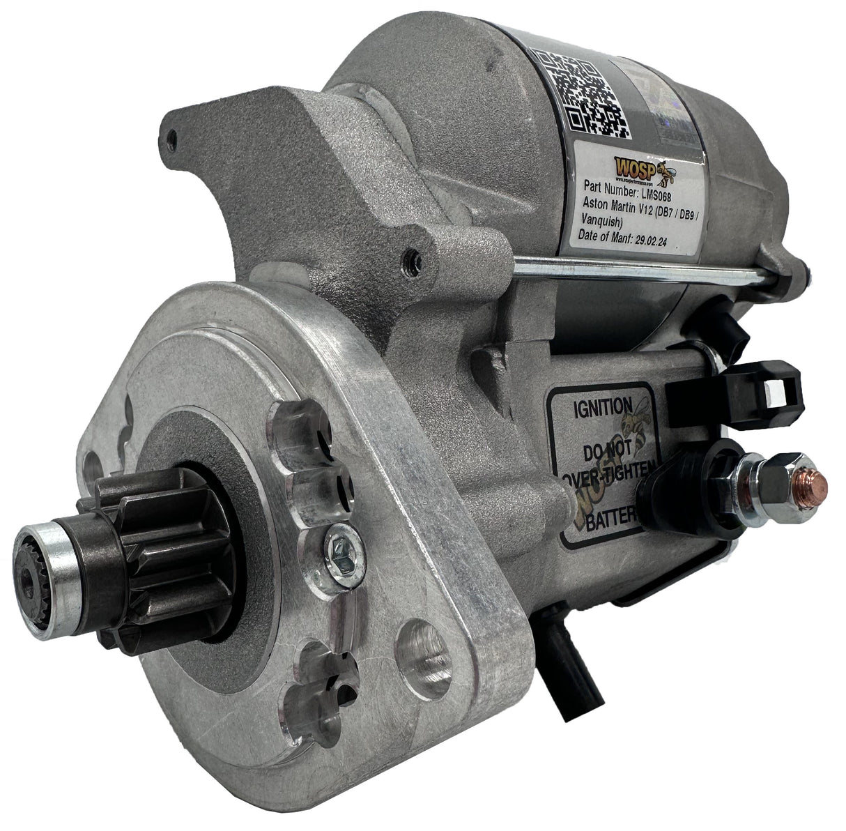 Wosp Aston Martin V12 (DB7 / DB9 / Vanquish) high torque starter motor (LMS068)