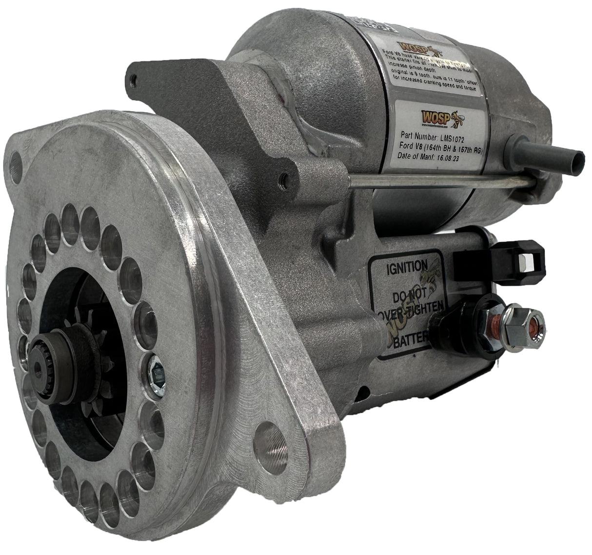 Wosp Ford V8 (164 tooth bell housing, 157 tooth ring gear) high torque starter motor (LMS1072)