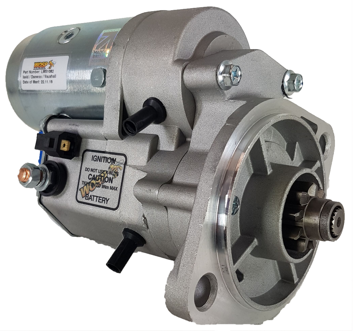 Wosp Isuzu Various industrial super-duty starter motor (LMS1082)