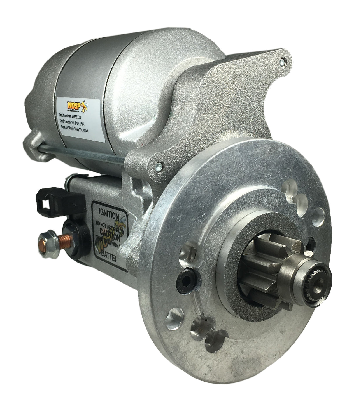 Wosp Ford Flathead V8 2N / 8N / 9N (LH - motor underneath) high torque starter motor (LMS1120)
