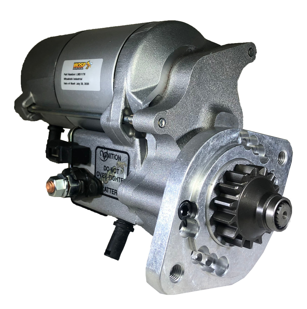Wosp Mitsubishi Industrial 'various' L2E / L3E high torque starter motor (LMS1176)