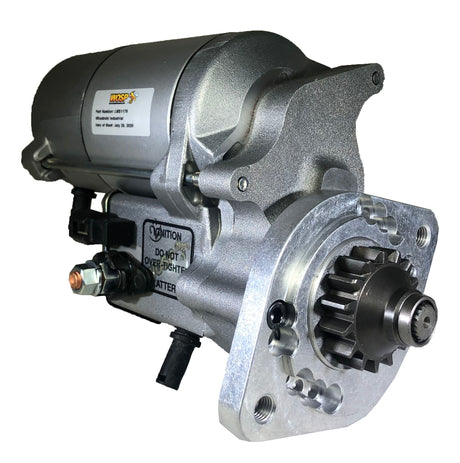 Wosp Mitsubishi Industrial 'various' L2E / L3E high torque starter motor (LMS1176)