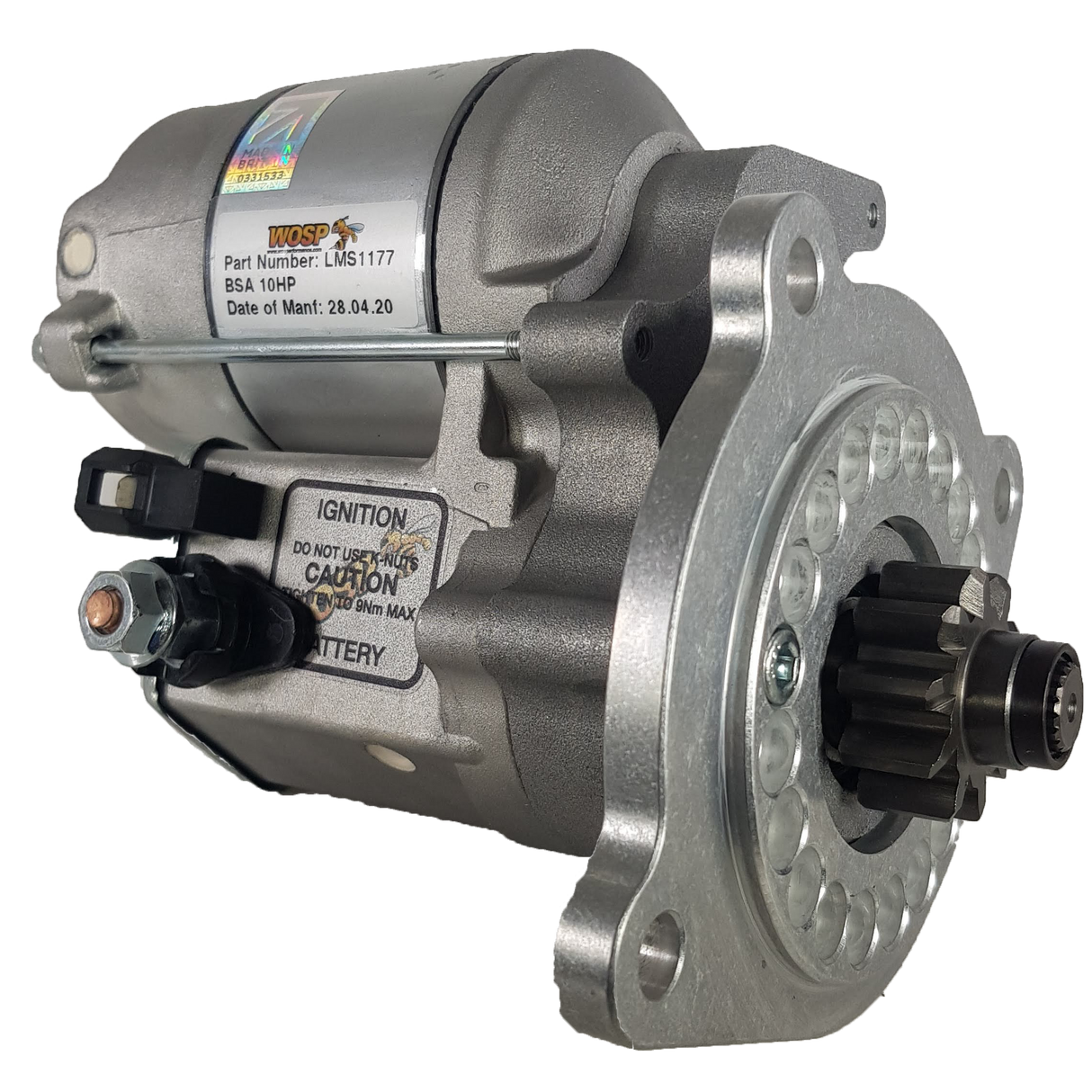 Wosp BSA 10HP high torque starter motor (LMS1177)