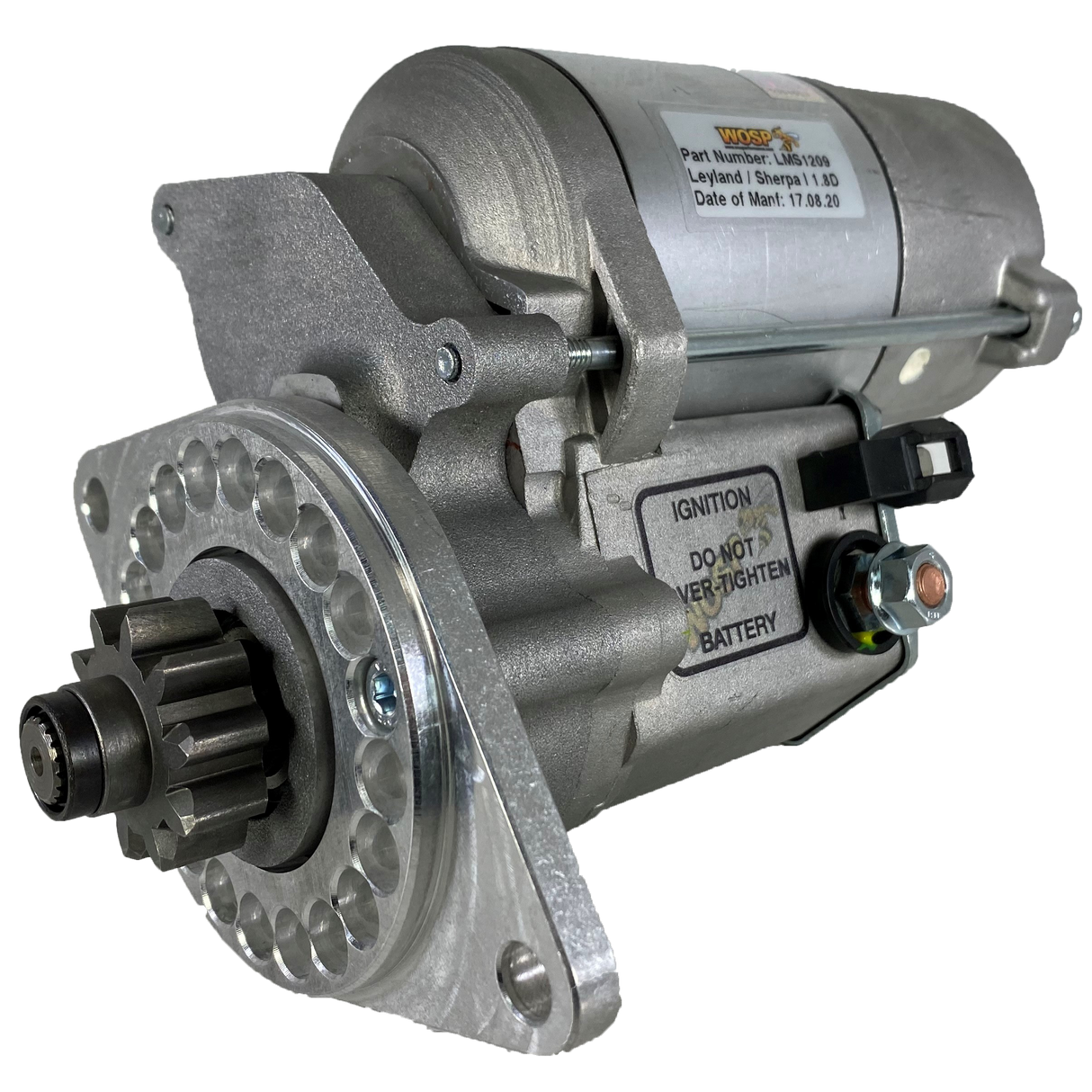 Wosp Bucher TR2800 / Leyland Sherpa 1.8D high torque starter motor (LMS1209)