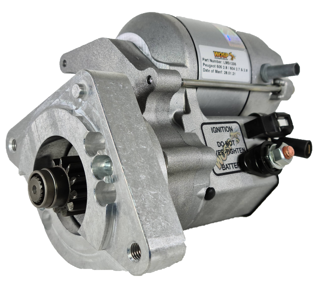 Wosp Peugeot 505 2.8 / 604 2.7 & 2.8 high torque starter motor (LMS1235)