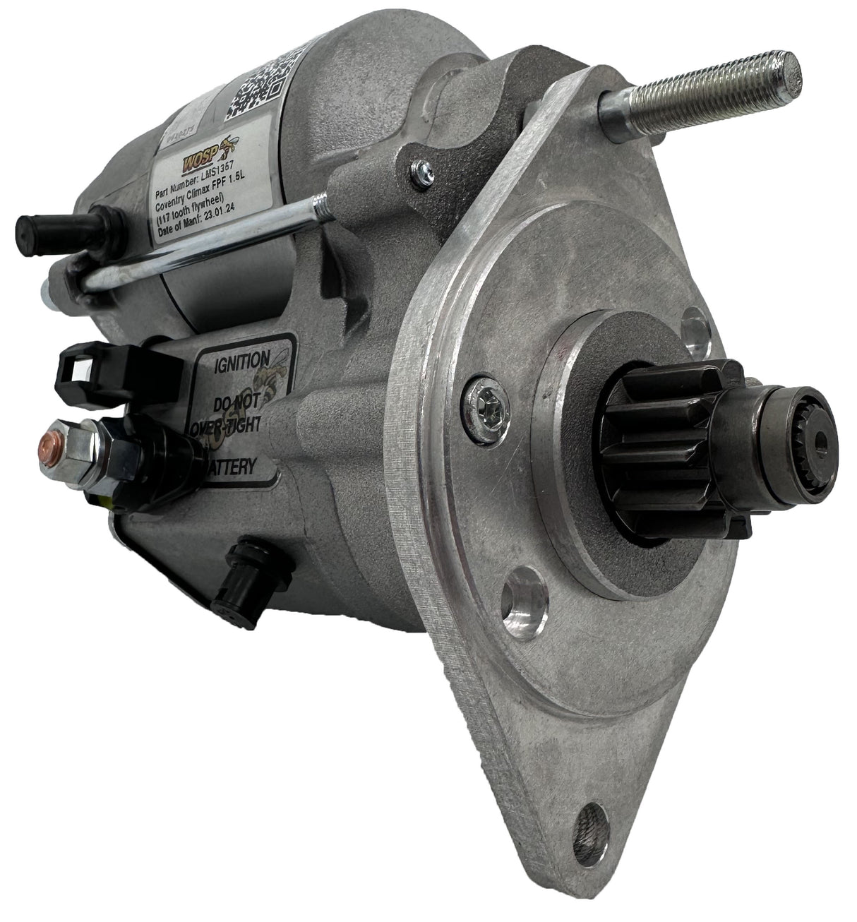 Wosp Coventry Climax FPF 1.5L (117 tooth flywheel) high torque starter motor (LMS1357)