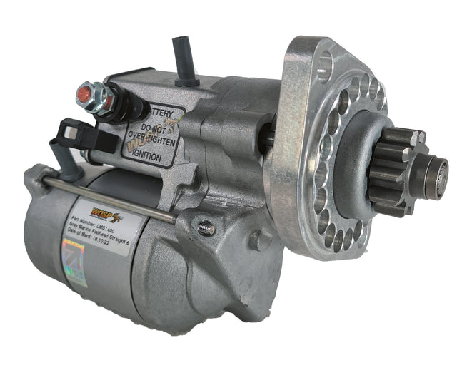 Wosp Gray Marine Flathead Straight 6 high torque starter motor (LMS1400)