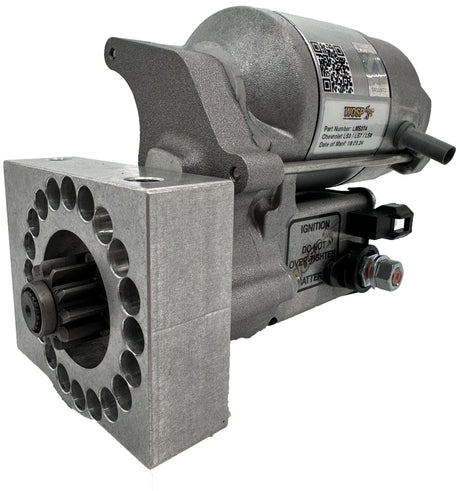 Wosp Chevrolet LS pad mount RH (motor on top) high torque starter motor (LMS374)
