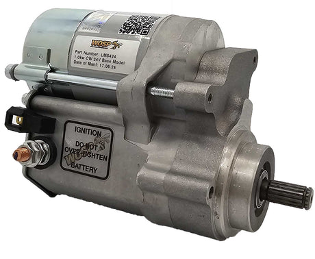 Wosp 1.0kW clockwise 24V base model high torque starter motor (LMS424)